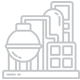 Pipe mills icon representing the TERAS global pipe mill network