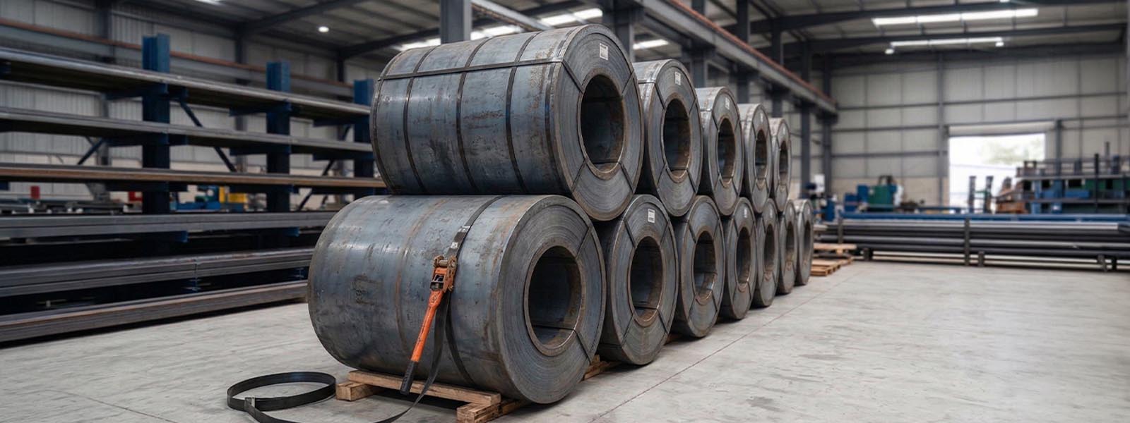 Hot rolled carbon steel coils supplied by TERAS